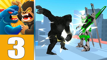 Kaiju Run (IOS/Android) Max Level Gameplay Walkthrough All Levels Part 3