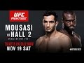 UFC Belfast Mousasi v Hall 2 Fight Predictions