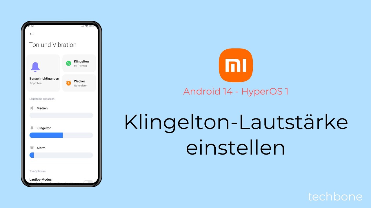 Beim Abspielen Von Sprachnachrichten Kommt Klingelton Xiaomi Klingelton-Lautstärke einstellen - Xiaomi [Android 14 - HyperOS 1