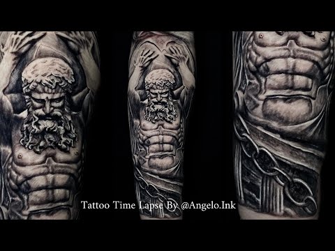 crouching figure of atlas tattoo｜TikTok Search