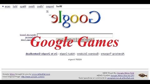 Google Games | How to Use Elgoog? | Google Mirror | Fun with Google | RK Keynotes