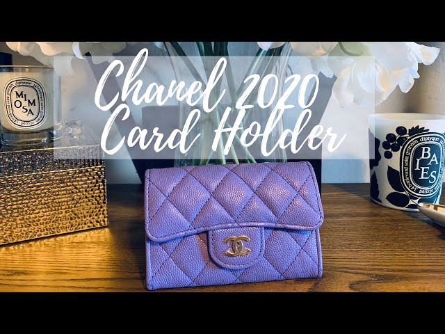 Chanel Flap Card Holder AP3523 B13703 NQ338, Purple, One Size