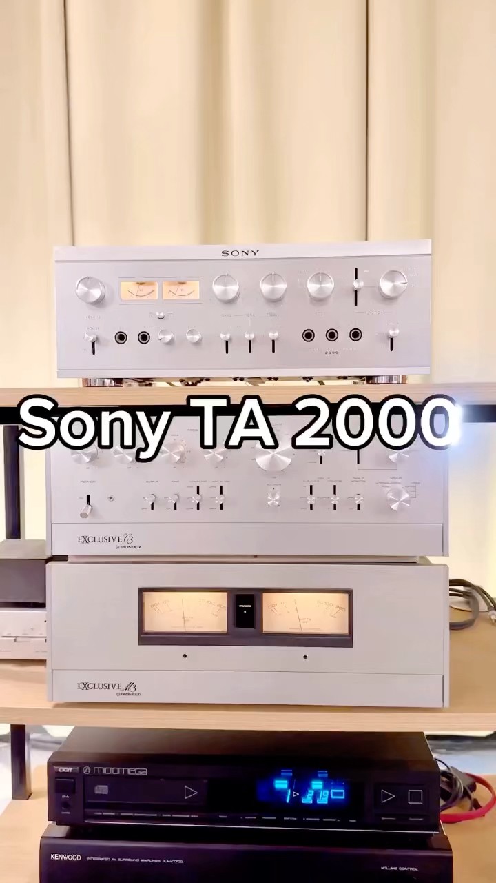 名機　希少　SONY ソニー プリアンプ TA- 2000 音出しok Sony TA-2000: Vintage Precision in a Preamplifier 🎛️ #shorts