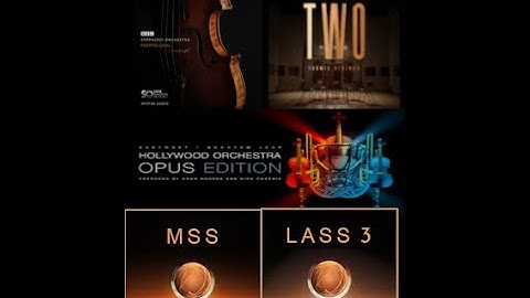 ほぼベタ打ちでストリングス音源比較 2【 Strings Comparison 】Lass3 &  MSS & Spitfire BBC & Abbey Road Two & Opus