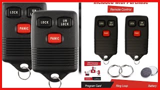 2X KeylessOption Remote Key Fob 3btn for Ford (GQ43VT4T)