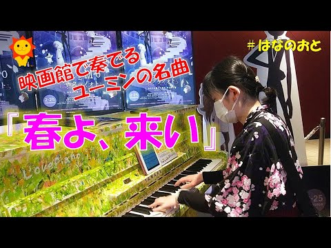はなのおと🎹✨【ストリートピアノ】「春よ、来い」でサクラを呼ぶ⁉️ユーミンのように壮大なアレンジで、はな民さんに春をお届けします🌸✨