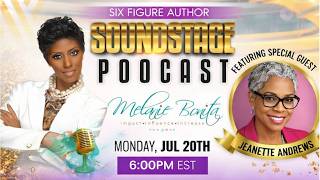 The Six Figure Author SoundStage Podcast features Author Jeanette Andrews