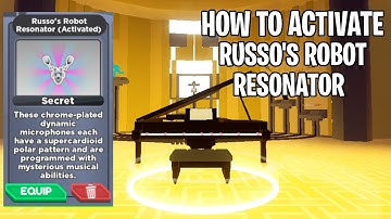 HOW TO ACTIVATE RUSSO’S ROBOT RESONATOR! (RB Battles Roblox)