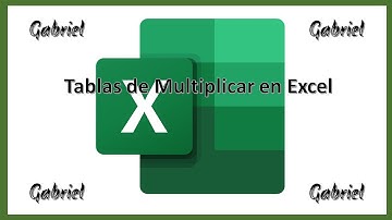 Tablas de Multiplicar Excel Microsoft 365 - 2021
