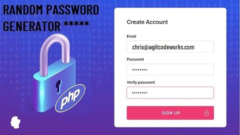 Random Password Generator Using PHP