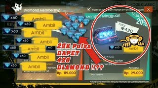 Modal 29 ribu bisa dapet 420 diamond !!??  Event asli dari dalam gamee !!  |  FREE FIRE INDONESIA screenshot 4