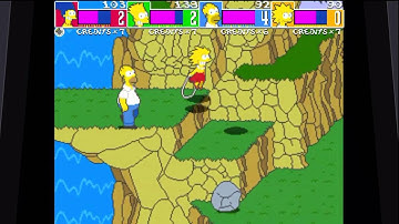 The Simpsons Arcade Co op Xbox 360 4 players XBox Live