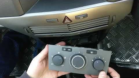 Opel Astra H Dashboard LCD Clock radio bulb change LED strip