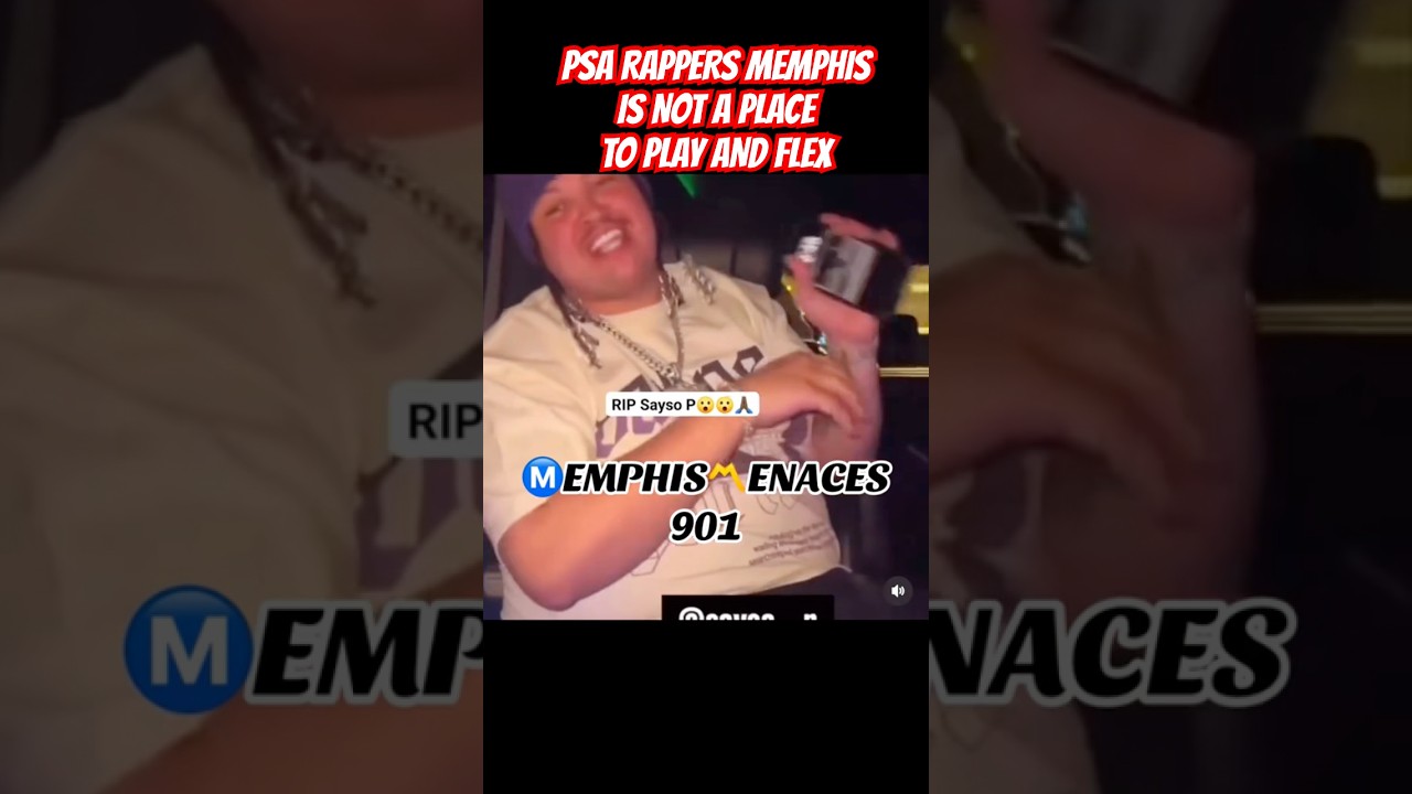 SAYSO P LIVE FLEXING IN MEMPHIS BEFORE BEING SHOT & KILLED