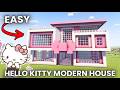 Minecraft Modern Hello Kitty Mansion Easy Build Tutorial