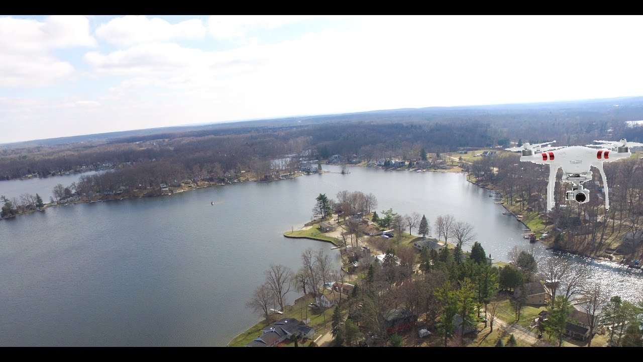 Barnes Lake drone Fly over! YouTube