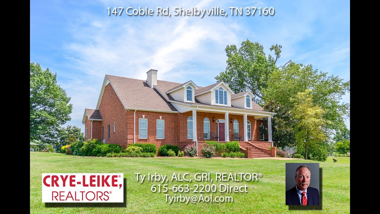 House for Sale 147 Coble Rd, Shelbyville, TN 37160 YouTube