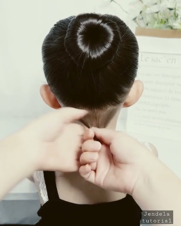 cara buat sanggul rambut anak