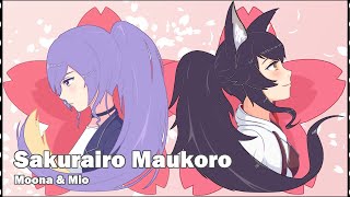 Download Lagu [Duo cover] Ookami Mio \u0026 Hoshinova Moona - Sakurairo Mau Koro MP3