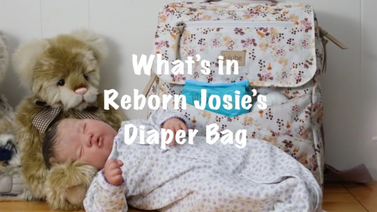Packing Reborn Doll Diaper Bag For Josie! What's In My Reborn Baby's