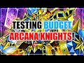 YUGIOH Testing BUDGET Arcana Knights!