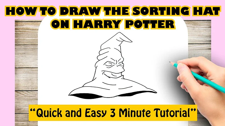 HOW TO DRAW THE SORTING HAT ON HARRY POTTER