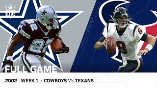 Texans First Win in Franchise History (Week 1 vs. Cowboys, 2002)