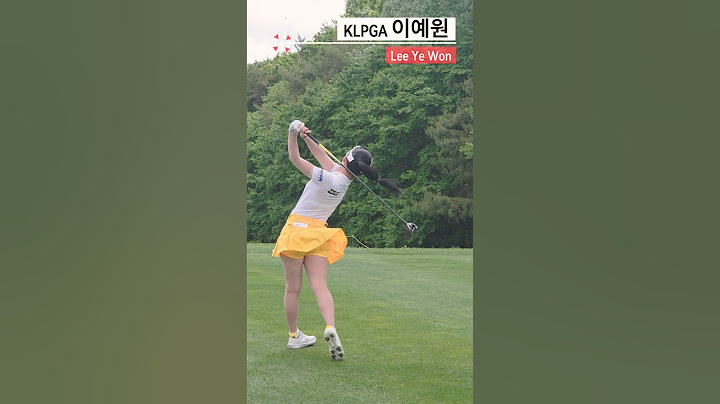 요즘 제일 잘 나가는 스윙 – 이예원 드라이버 [슬로우모션]