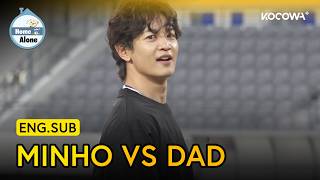 Minho vs His Dad in a Goalpost Showdown! ⚽ | Home Alone EP641 | KOCOWA 