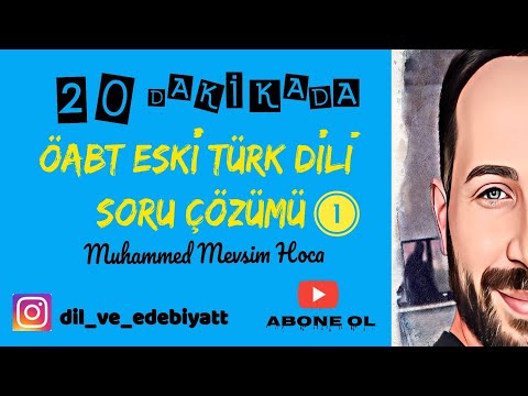 2023 ÖABT Eski Türk Dili Soru Çözümü 1 (Orhun Türkçesi) / Muhammed Mevsim Hoca