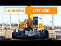 LIEBHERR LTR 1220 - идеальный телескопический гусеничный кран, который монтируется самостоятельно