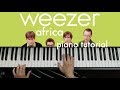 Africa | Weezer | piano tutorial | FREE sheet music