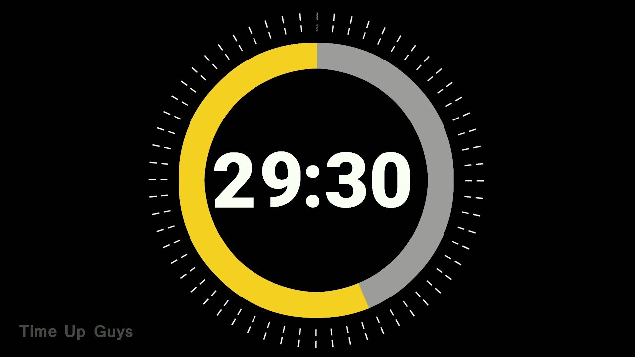 29 Minute 30 Second Timer Countdown 🔔 || Study Time || Deep Focus ...