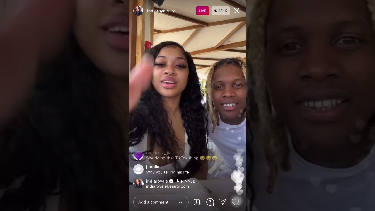 India Royale and Lil Durk on Instagram Live (5/25/21)
