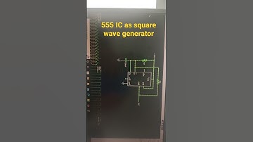 555 IC as square wave generator