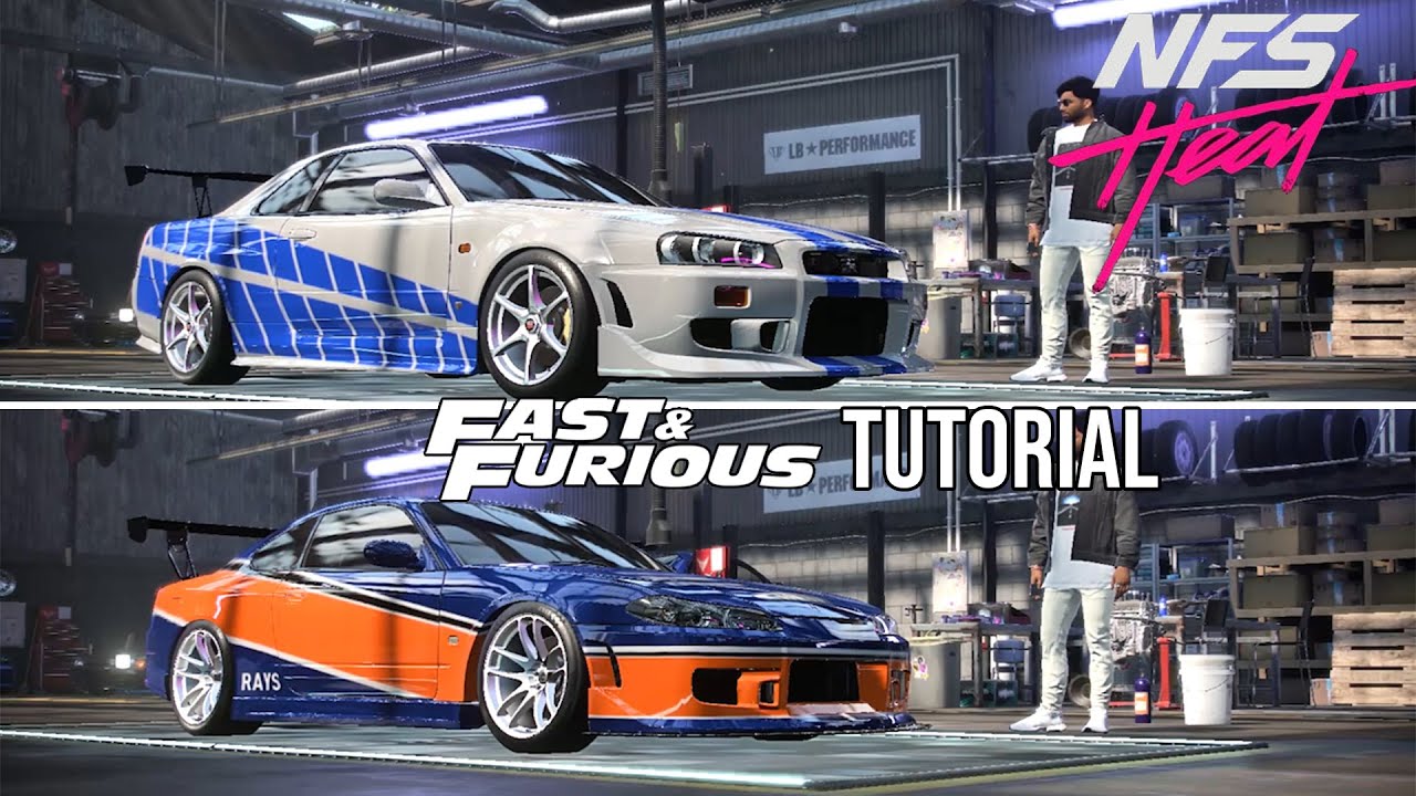 NFS HEAT Fast and Furious Cars Build Tutorial YouTube