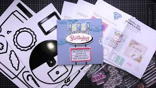 Diamond Press 5" Square Interactive Spin Card Stamps and Dies Review Tutorial! screenshot 1