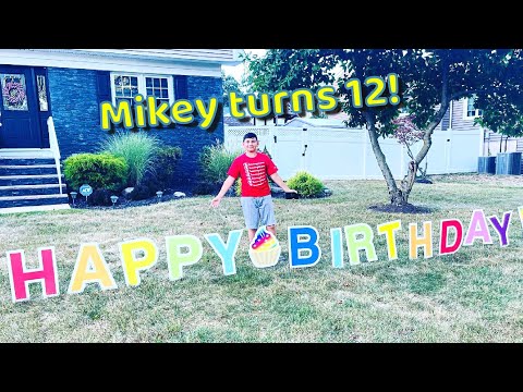 Mikey’s 12th Birthday Party! 🎉 Pool, Presents, Plus Crumbl Cookie Review & Sushi Dinner!