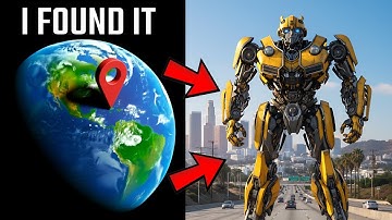 I Found Bumblebee Transformer on Google maps and google earth!