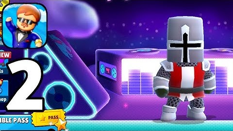 Stumble Guy‪s‬ - Gameplay Walkthrough Part 2 - New Skins (iOS, Android) (No Comment)