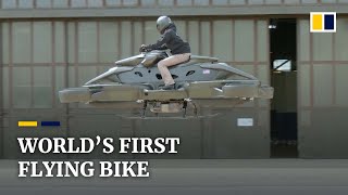 ‘Like Star Wars’: World’s first flying bike, made in Japan, debuts in the US screenshot 5