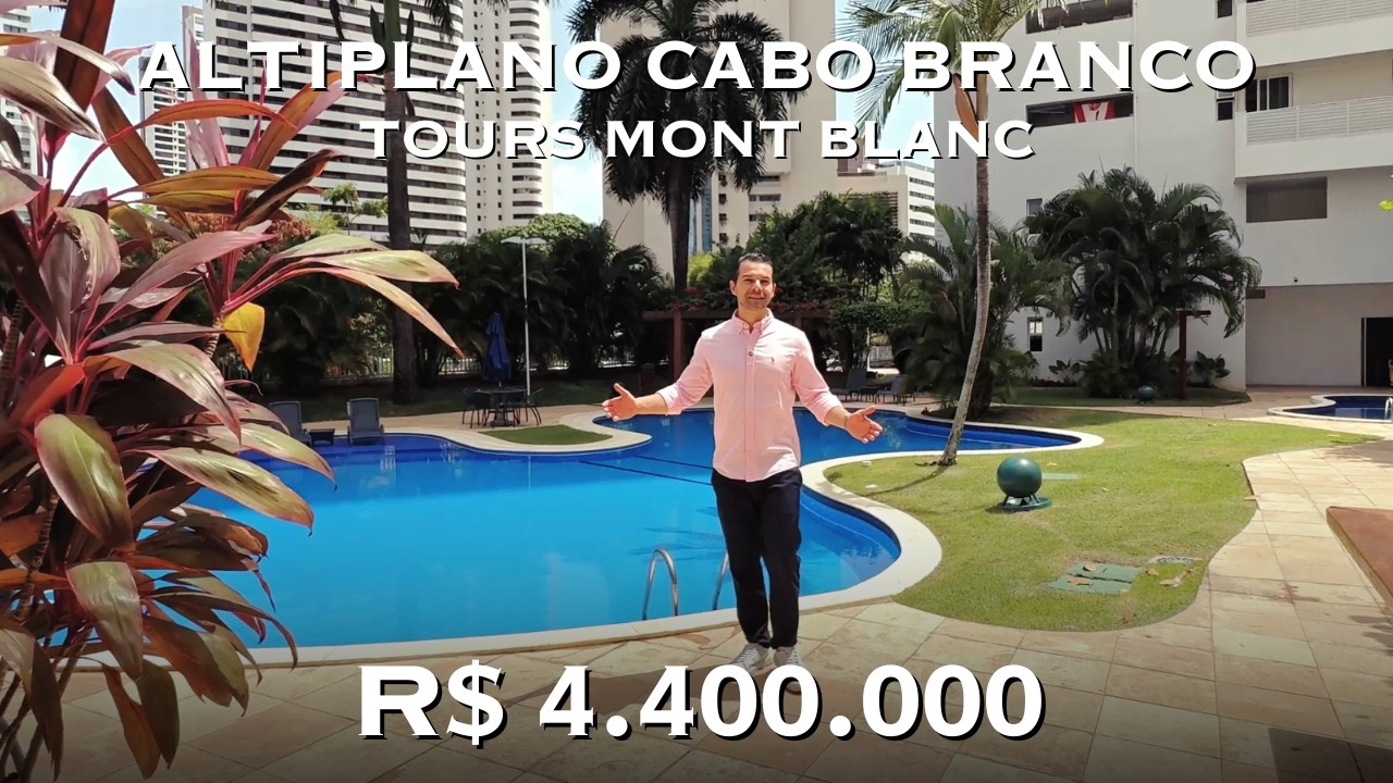 APARTAMENTO NO TOURS MONT BLANC | ALTIPLANO | JOÃO PESSOA | 335m² | R$ 4.400.000