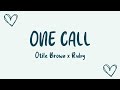 Otile Brown X Ruby - One Call (Lyrics)