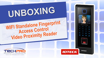 Unboxing - WIFI Standalone Fingerprint Access Control Video Proximity Reader