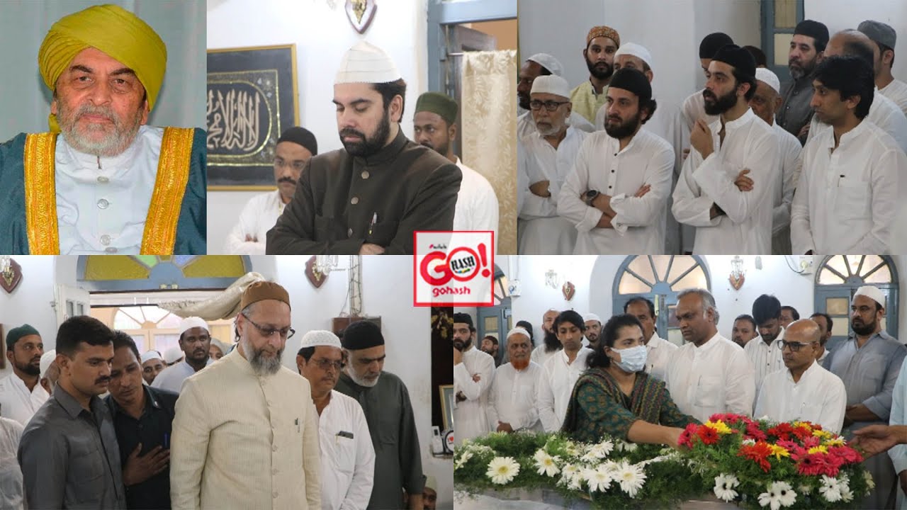 GLIMPSES OF VARIOUS PEOPLE ATTENDING LATE DR KHUSRO HUSSAINI SAHEB LAST RITES | PART 1