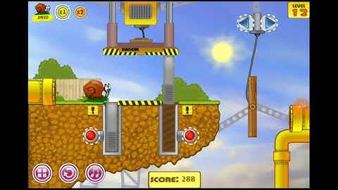 Snail Bob Level 12 Walkthrough