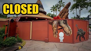 ISLANDS OF ADVENTURE IS CHANGING FAST! Poseidon’s Fury GONE + Jurassic Park Construction
