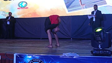 artistic solo yoga performance by vaishnavi while world yoga Cup championship2022