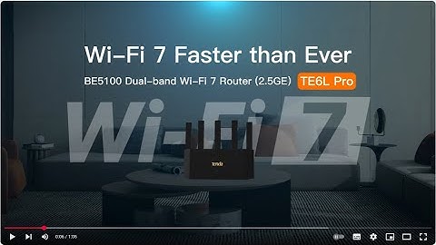 Tenda TE6L Pro BE5100 Dual-Band Wi-Fi 7 Router