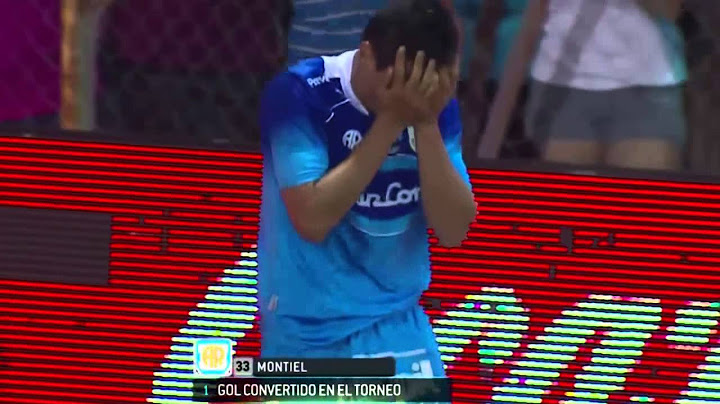 Golazo de Diego Montiel a River Plate